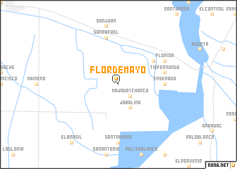 map of Flor de Mayo