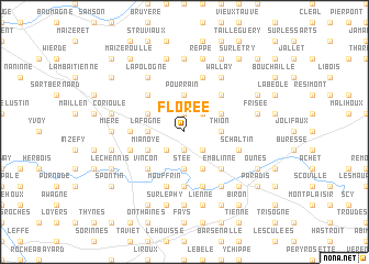 map of Florée