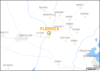 map of Florence