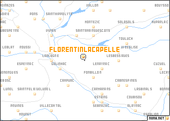map of Florentin-la-Capelle