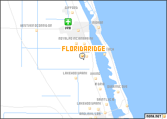 map of Florida Ridge