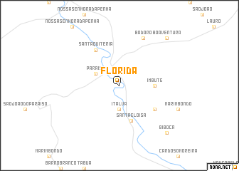 map of Flórida