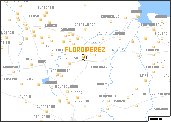 map of Floro Pérez