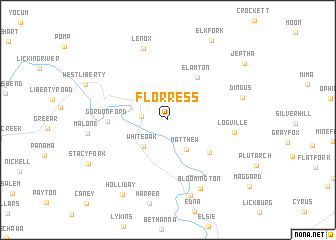map of Florress