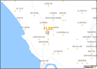 map of Flor