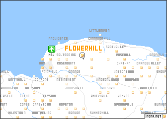 map of Flower Hill
