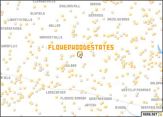 map of Flowerwood Estates