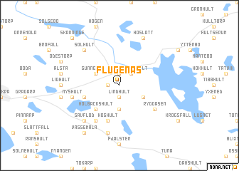 map of Flugenäs