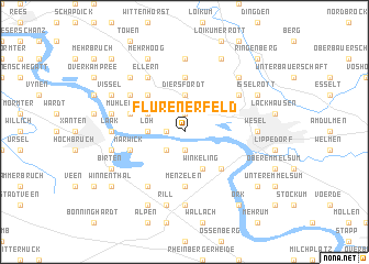 map of Flürener Feld