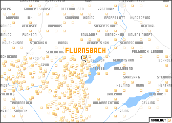 map of Flurnsbach