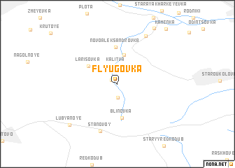 map of Flyugovka