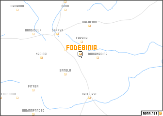 map of Fodé Binia
