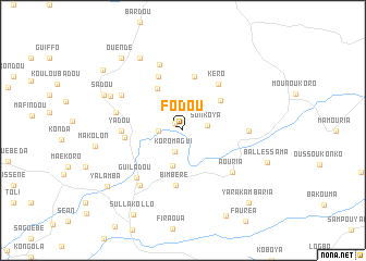map of Fodou