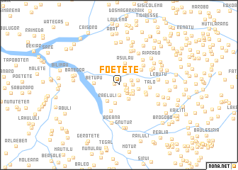 map of Foetete
