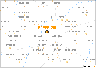 map of Fô-Fébirou