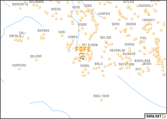 map of Fofe