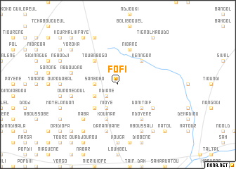 map of Fofi
