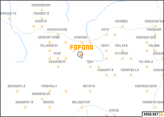 map of Fofona