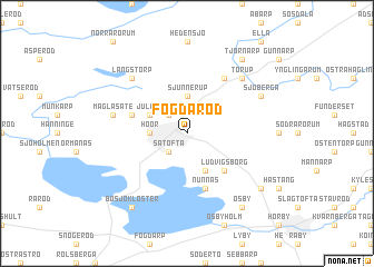 map of Fogdaröd