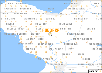 map of Fogdarp