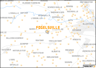 map of Fogelsville