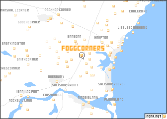 map of Fogg Corners