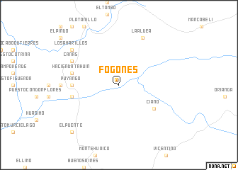 map of Fogones