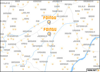 map of Foindu