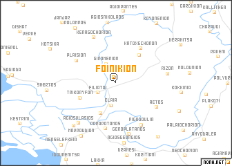map of Foiníkion