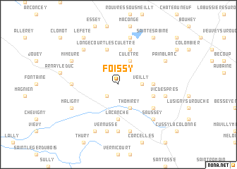 map of Foissy