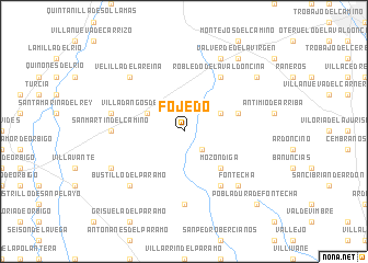 map of Fojedo