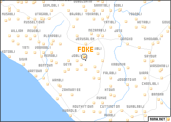 map of Foke