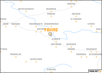 map of Fokino