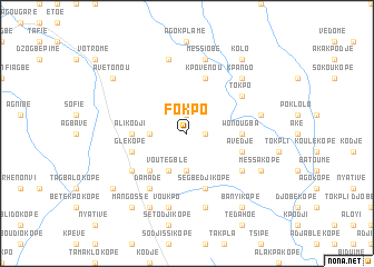 map of Fokpo