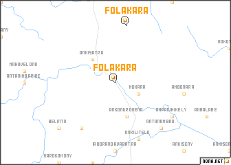 map of Folakara