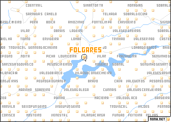 map of Folgares