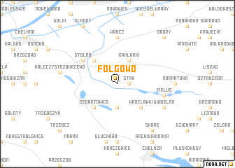 map of Folgowo