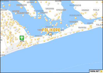 map of Foli Kopé