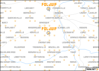 map of Foljuif
