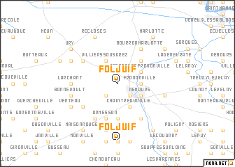 map of Foljuif