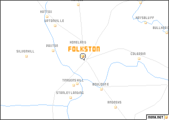 map of Folkston