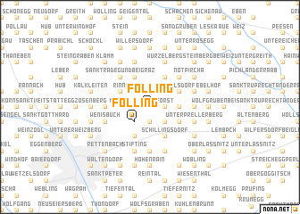 map of Fölling