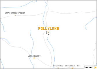 map of Folly Lake