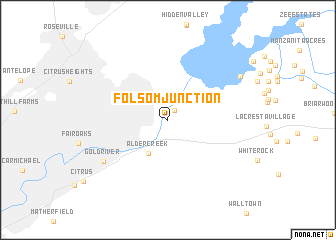 map of Folsom Junction