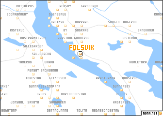 map of Fölsvik