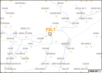 map of Folt
