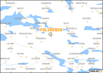 map of Foļvaroka