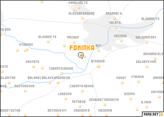 map of Fominka