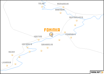 map of Fominka