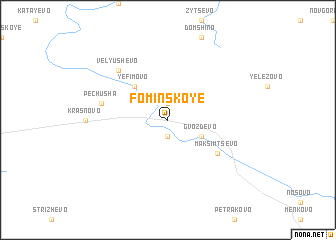 map of Fominskoye